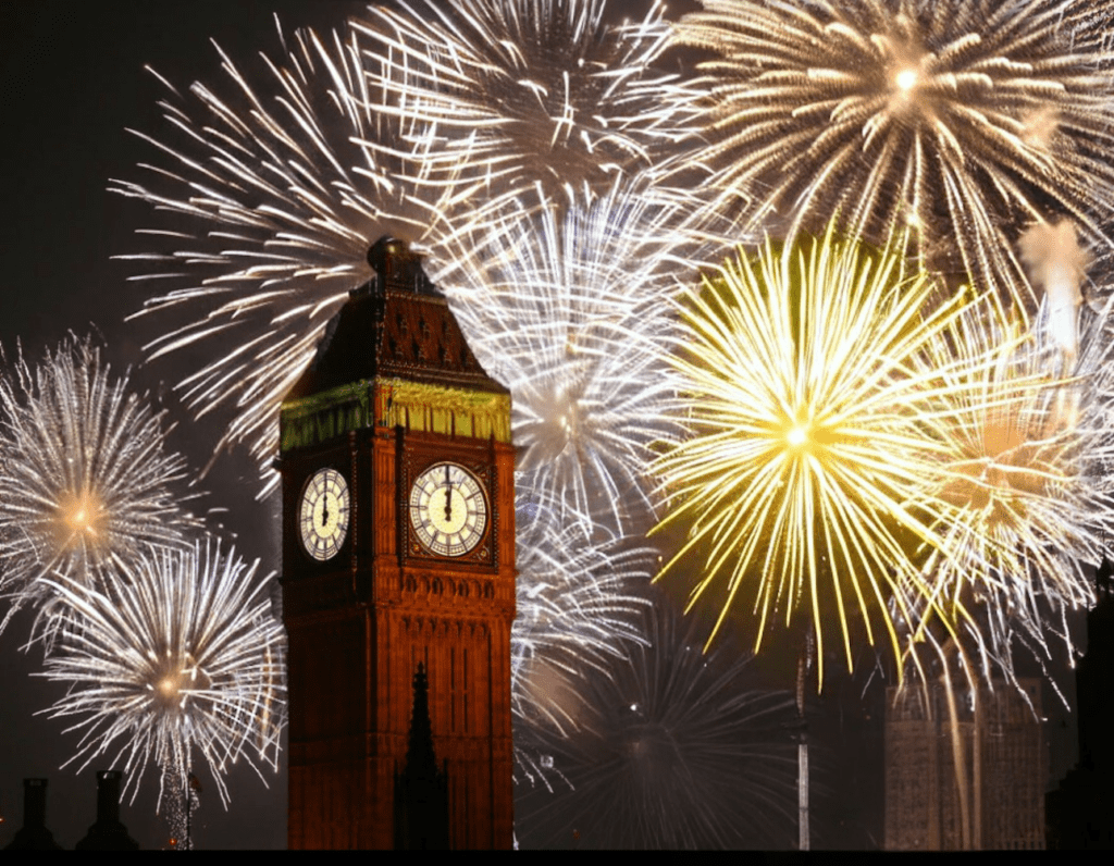 london fireworks w yellow